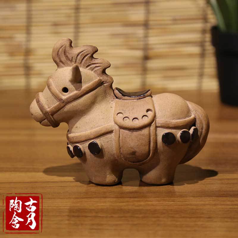 批发陶艺泥人偶 手工创意陶艺可爱西游摆件 泥塑手工艺品陶艺泥人