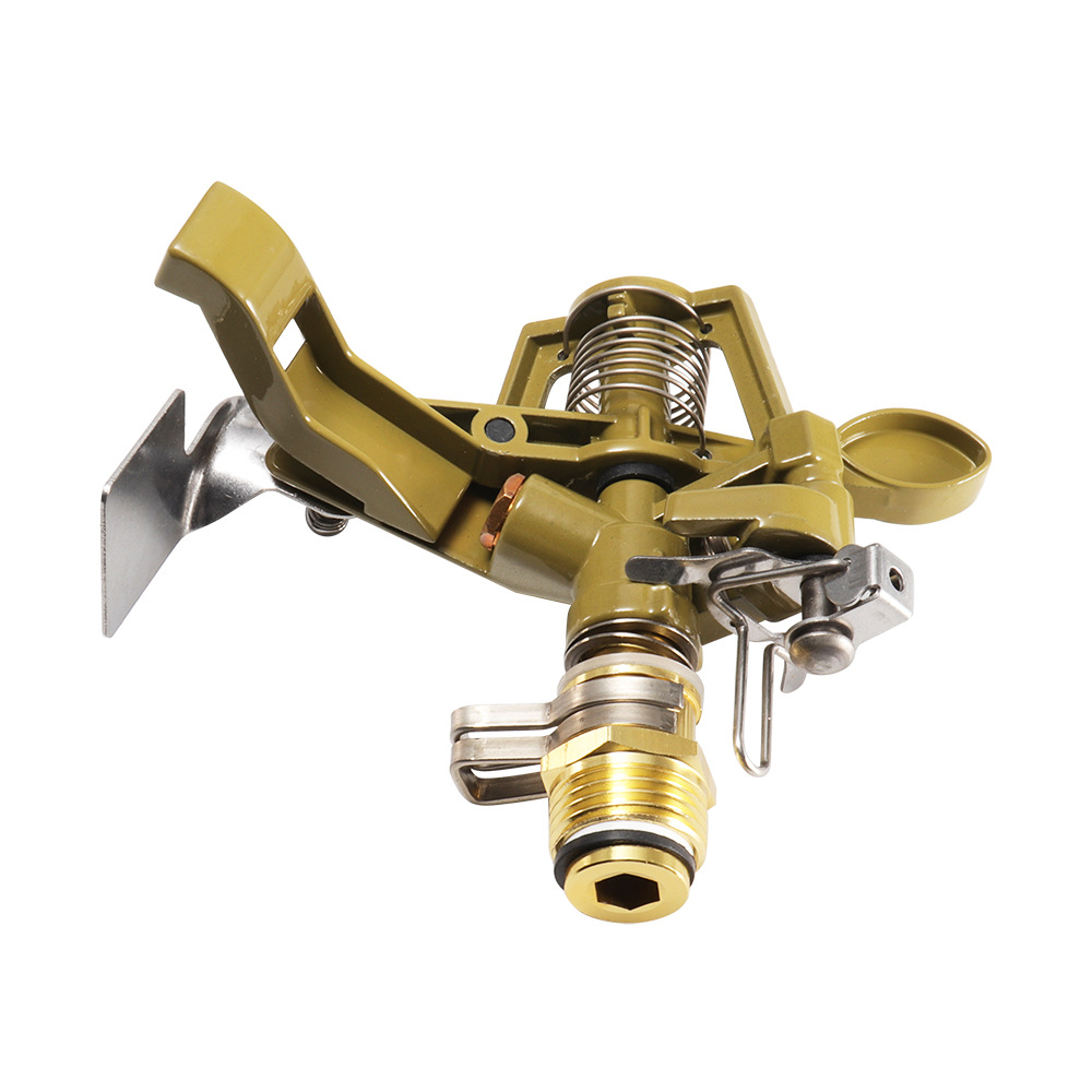 合金喷灌喷头草坪草地摇臂喷头园林360度自动旋转喷头可控角4分