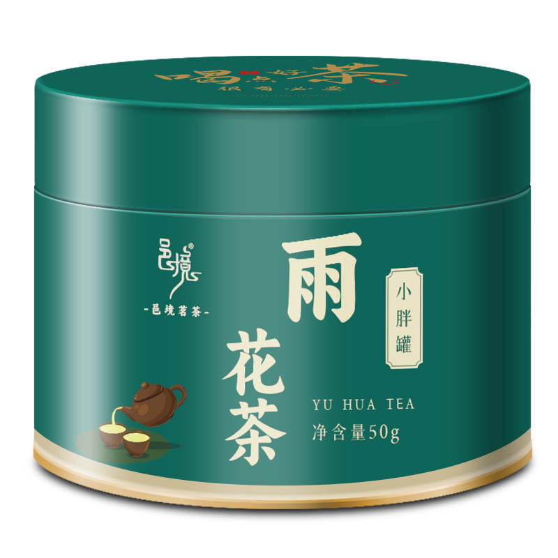 新品南京茶叶小胖罐雨花茶厂家批发罐装茶叶新茶绿茶超市拿货