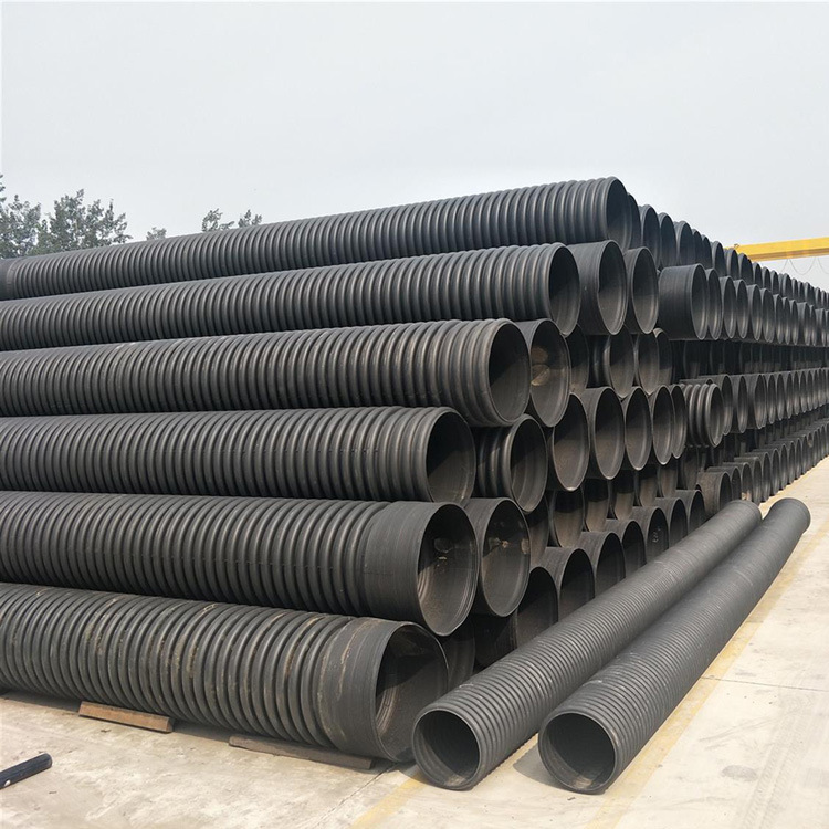 pe波纹管hdpe双壁波纹管pe排污管大口径pe管通风管种类齐全