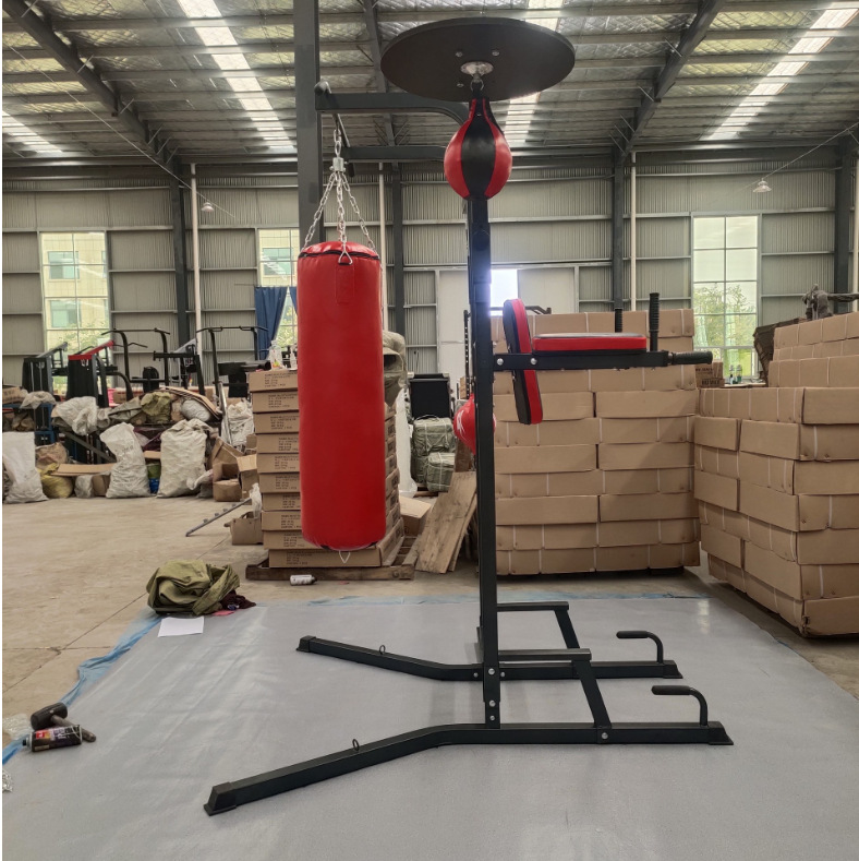 拳击搏击沙袋架悬挂式速度球架家用立式室内散打沙包吊架支架挂架
