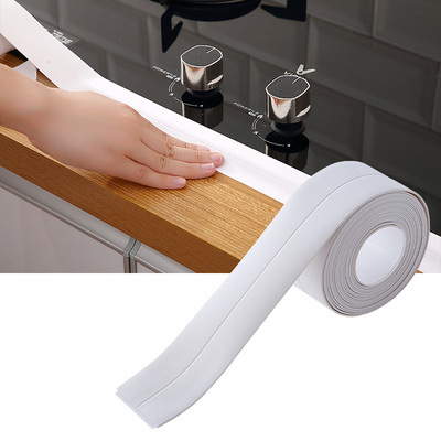 Kitchen and Bathroom Waterproof Tape Stove Corner Line Stickers Fissure Sealant Moisture-Proof Mildew Proof Sticker Sink Gap Seam Sealing Strip