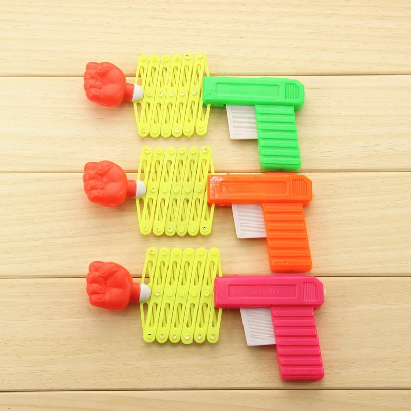 六节弹簧拳头枪 80后回忆 童年怀旧经典 玩具 义乌 小商品 批发