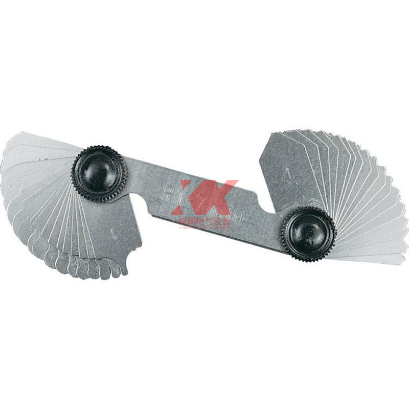 弧度圆角规半径规不锈钢半径圆弧规高精度半径尺螺纹量规