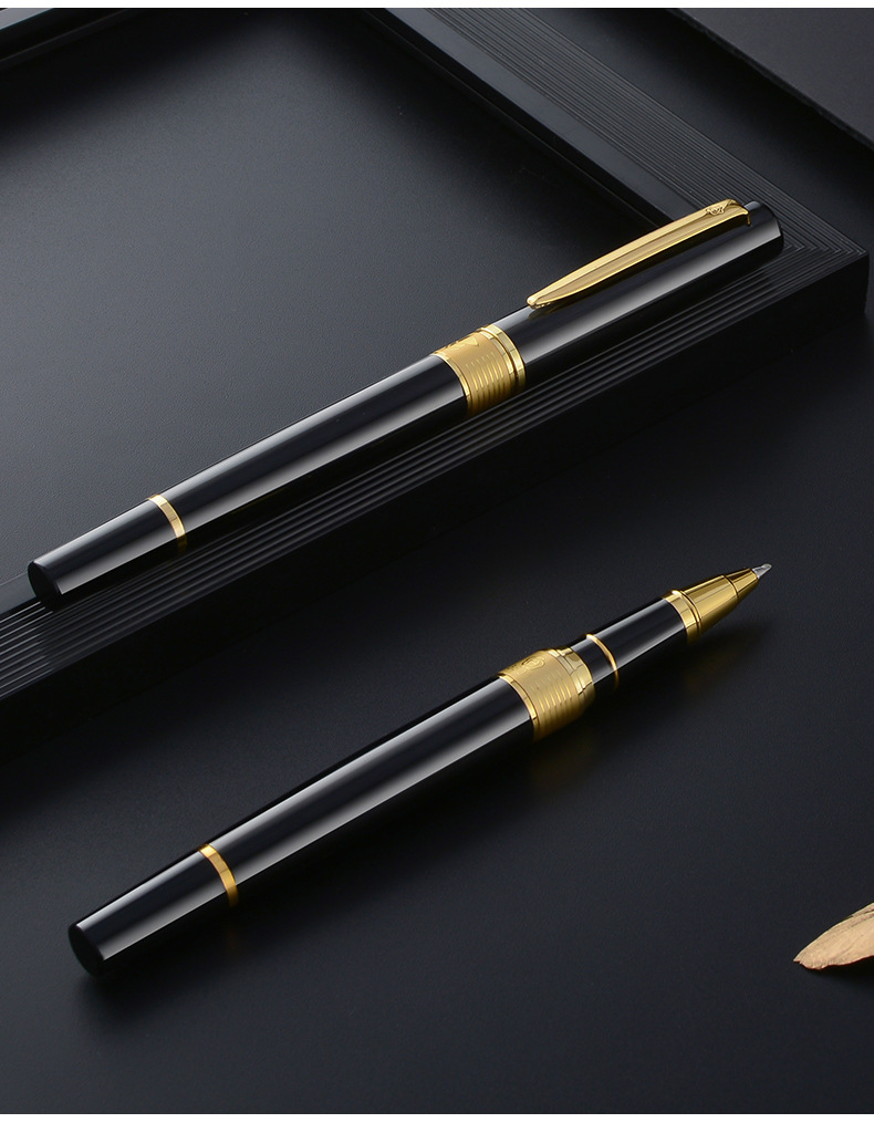 英雄签字笔金属中性笔3802男士女商务办公用签名签约签单笔可定制