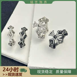 十字架戒指小众经典指环手饰设计感素圈摩登情人节圣诞礼物