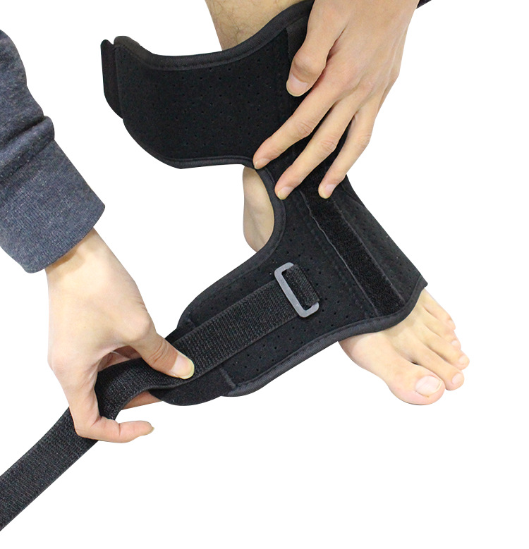 现货足托矫形器脚踝矫正带脚足下垂固定矫形器 足底筋膜夜用足托