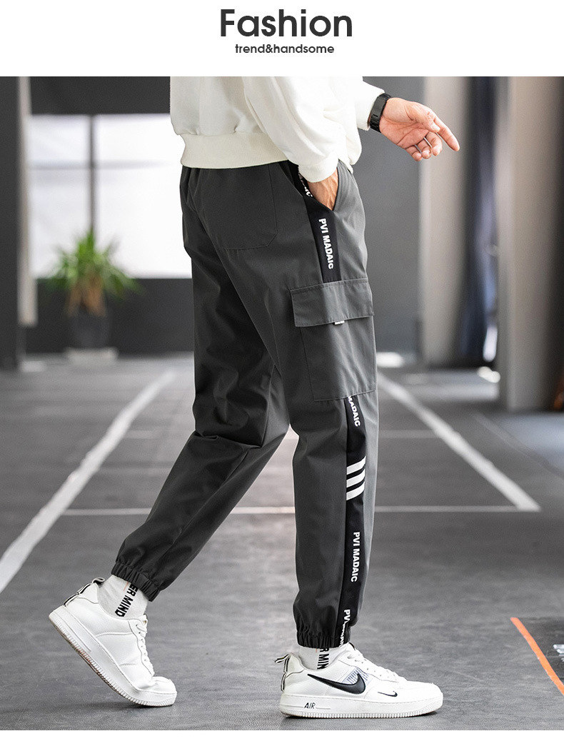 潮牌夏季新款三防户外防水两穿休闲百搭男裤运动休闲长裤男-阿里巴巴