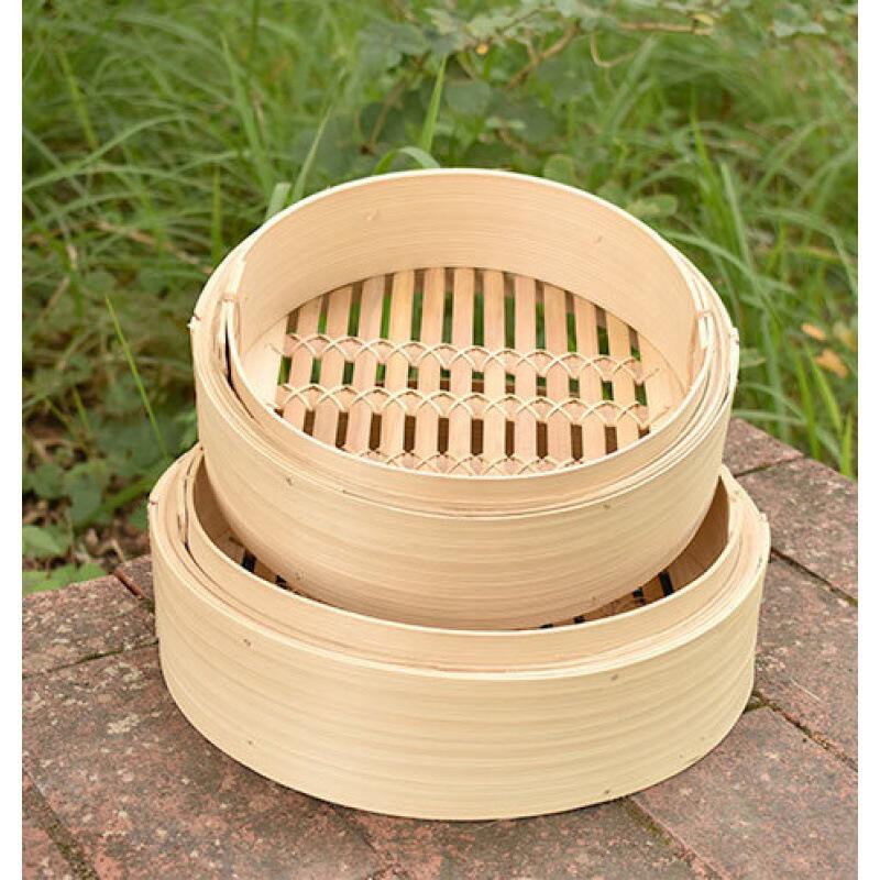 蒸笼竹制竹竹编笼屉商用家用馒头包子加深加高竹子笼批发代发跨境