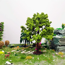 火车树模型树建筑场景DIY景观微缩景观模型材料爱好创意手工玩具