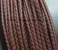 皮绳彩色挂绳包带真牛皮叩头项链DIY饰品绳扣接头皮绳材料头层