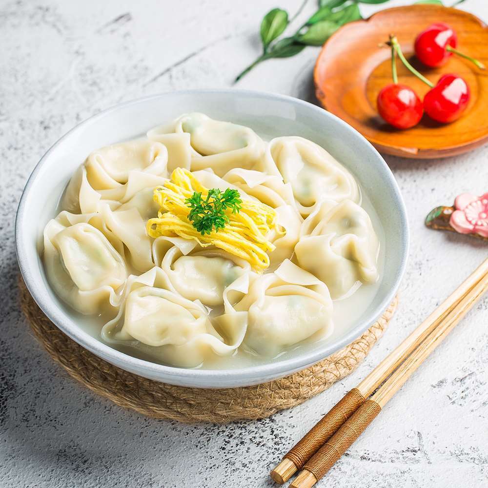 吉祥馄饨全家福满朵朵宝馄饨速食 冷冻包邮 整箱带汤料包调料混沌