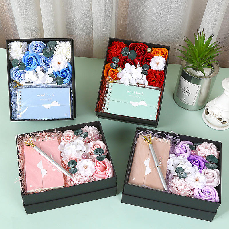 教师节礼物 玫瑰香皂花盒 幼儿园小学送老师恩师的节日礼物