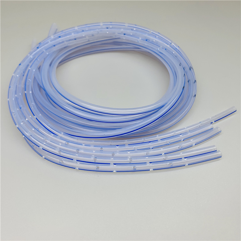 输液硅胶管x光不透性硅胶双色套管打孔显影硅橡胶挤出加热装置