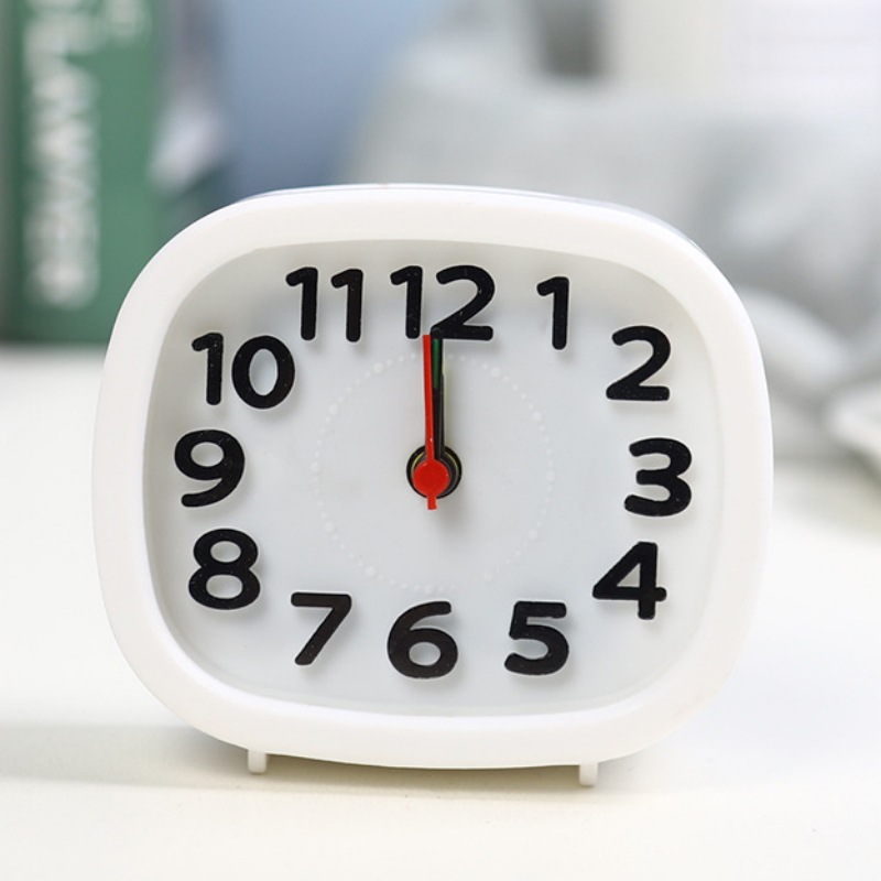 Simple Fashion Alarm Clock Student Household Alarm Clock Cartoon Alarm Clock Children Bedside Alarm Clock Factory Direct Supply in Stock Wholesale