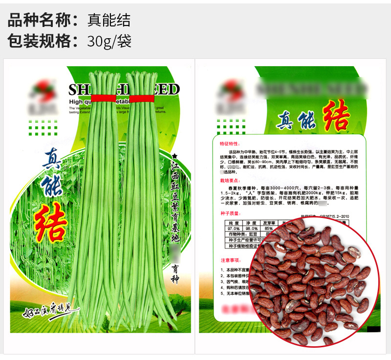 批发豆角种子大全 豇豆种子 芸豆油豆无架豆毛豆无筋豆种子四季豆