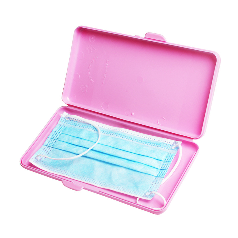 Student Portable Children's Mask Box Temporary Storage Pp Tissue Box Moisture-Proof Anti-Pollution Portable Mask Storage Box