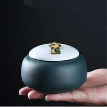 陶瓷便携外出茶叶罐旅行存罐通用红茶绿茶家用防潮密封罐粉罐