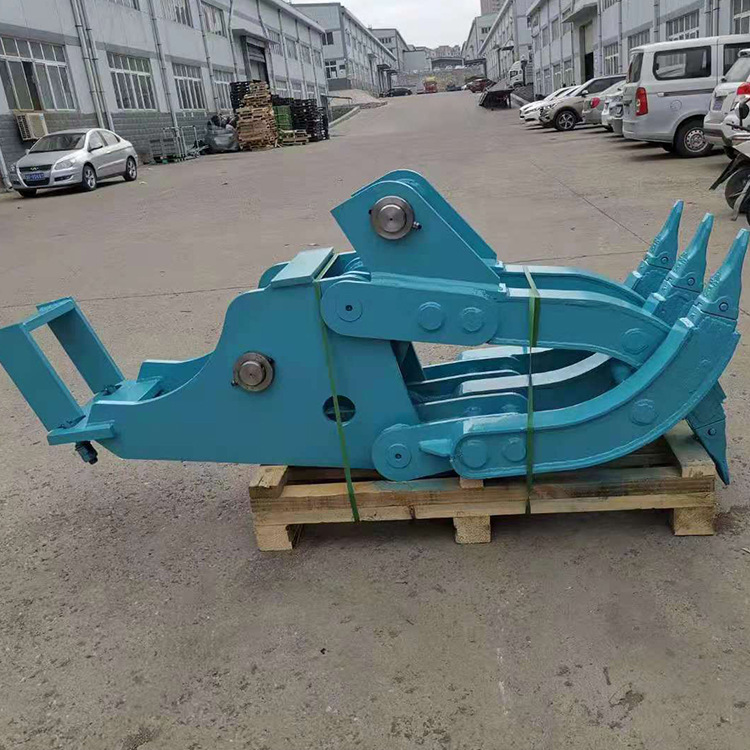 挖机机械爪勾机废铁抓头旋转机械抓木器抓木夹勾机