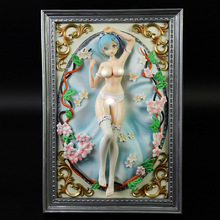 从零开始的异世界生活 裸体蕾姆雕像3d立体相框蕾姆手办