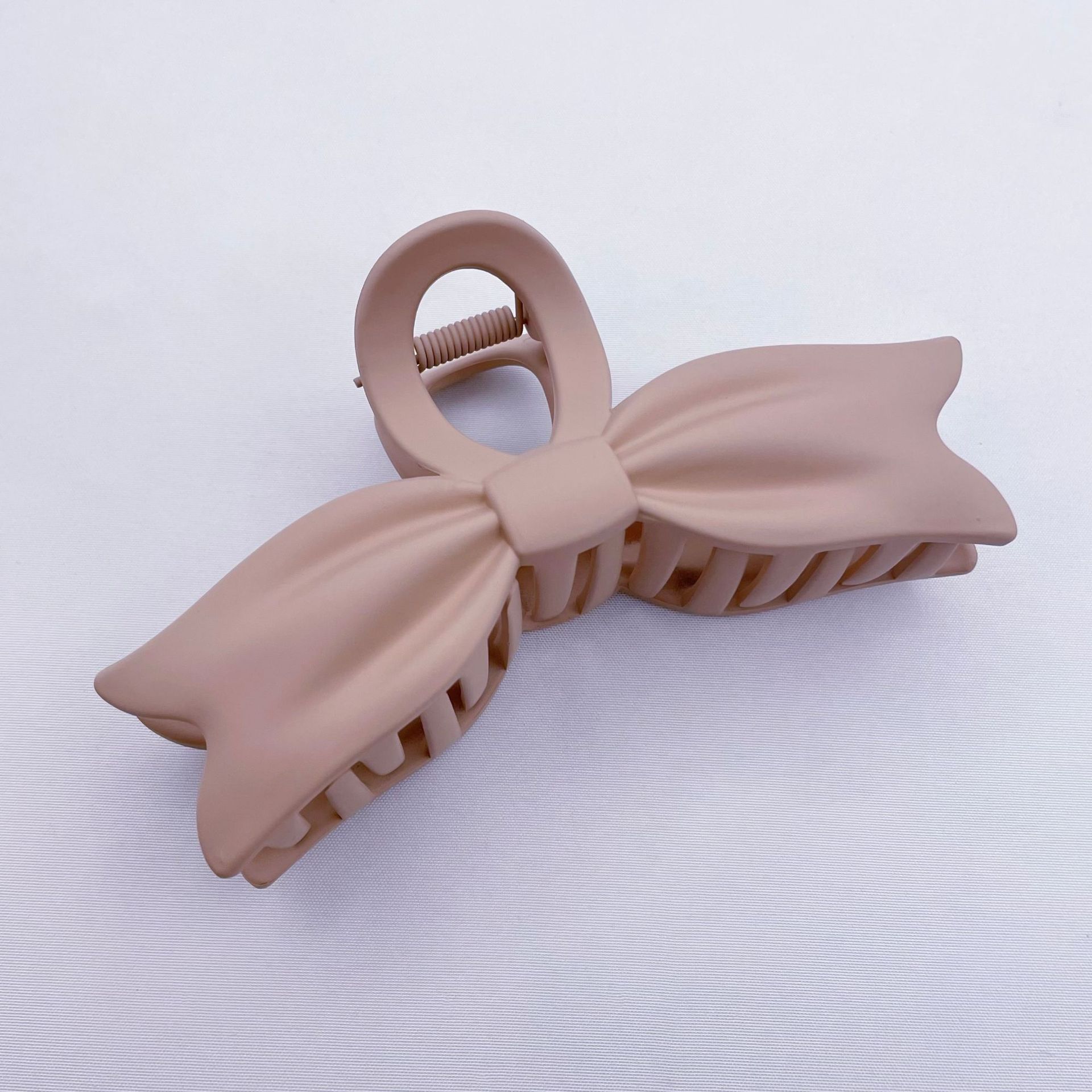 Princess on the Run Bow Clip Frosted French Bow Tie Shark Clip Hairpin Hair Accessories Headdress Wholesale