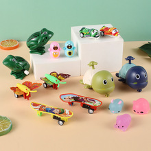 儿童玩具车男孩小汽车飞机迷你塑料创意回力按压玩具学生奖品礼品