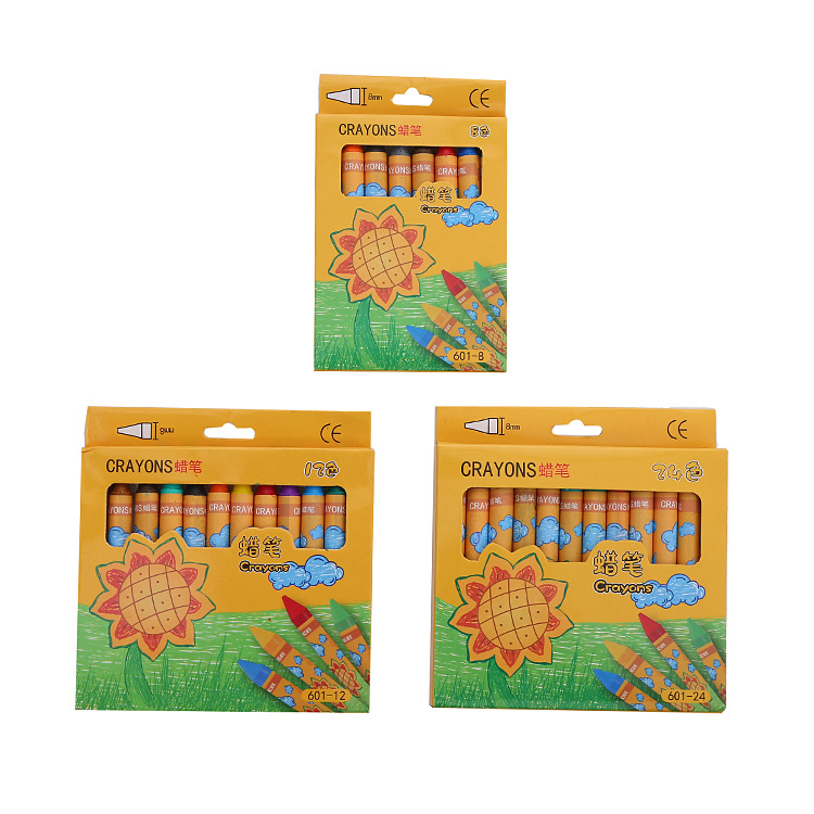 Crayon Elementary School Student Child Drawing Graffiti Color Brush 8 Colors 12 Colors 24 Colors Drawing Pen Prize Gift Wholesale