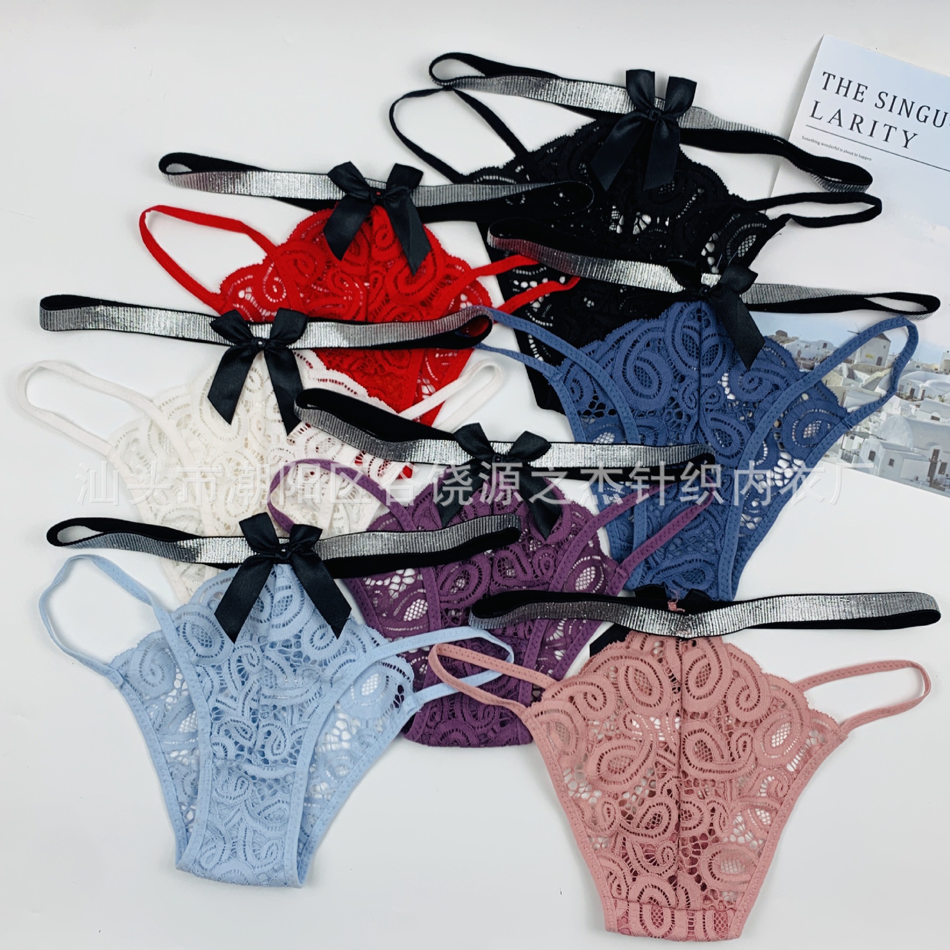 外贸情趣内裤少女蕾丝透明透视性感内衣裤少妇诱惑内裤女 t裤跨境