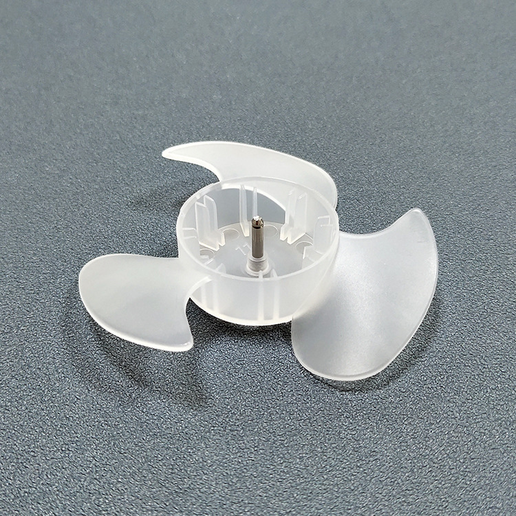 塑料风扇叶无刷小扇叶pp91mm4寸3叶手持小风扇叶磨砂透明风叶