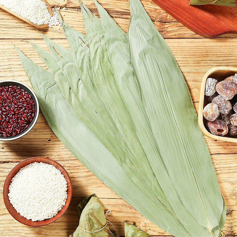 干粽叶特大号新货宽棕叶包粽子的叶子大粽子100张竹叶大码跨境