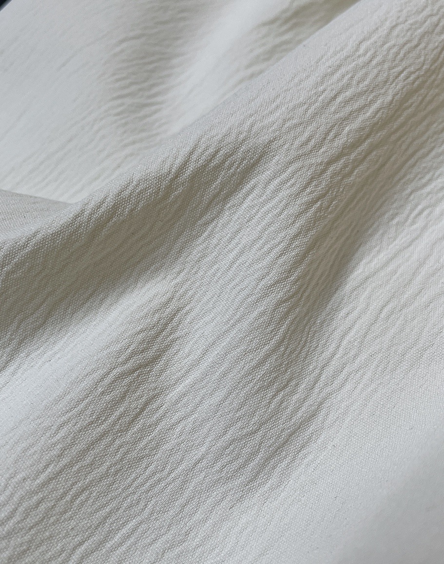 春夏新款韩版设计师风褶皱肌理高腰阔腿休闲裤宽松廓形轻薄长裤女