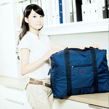 韩版差旅折叠包旅行收纳袋拉杆箱收纳包男女通用提花包衣服整理袋