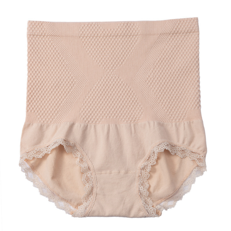 女士内裤收腹裤性感高腰美臀裤提花少女提臀高弹内裤女收腹宫暖裤