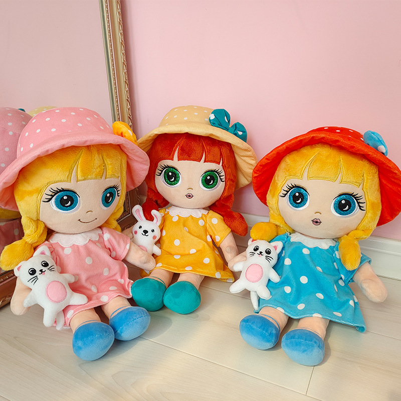 跨境新款女孩礼物换装洋娃娃可爱大眼公主玩偶儿童过家家布娃娃