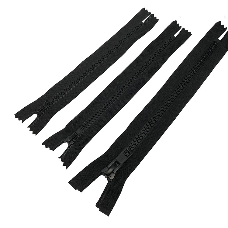 5号树脂拉链开尾 粗齿胶牙拉链 羽绒服工作服拉链批发现货