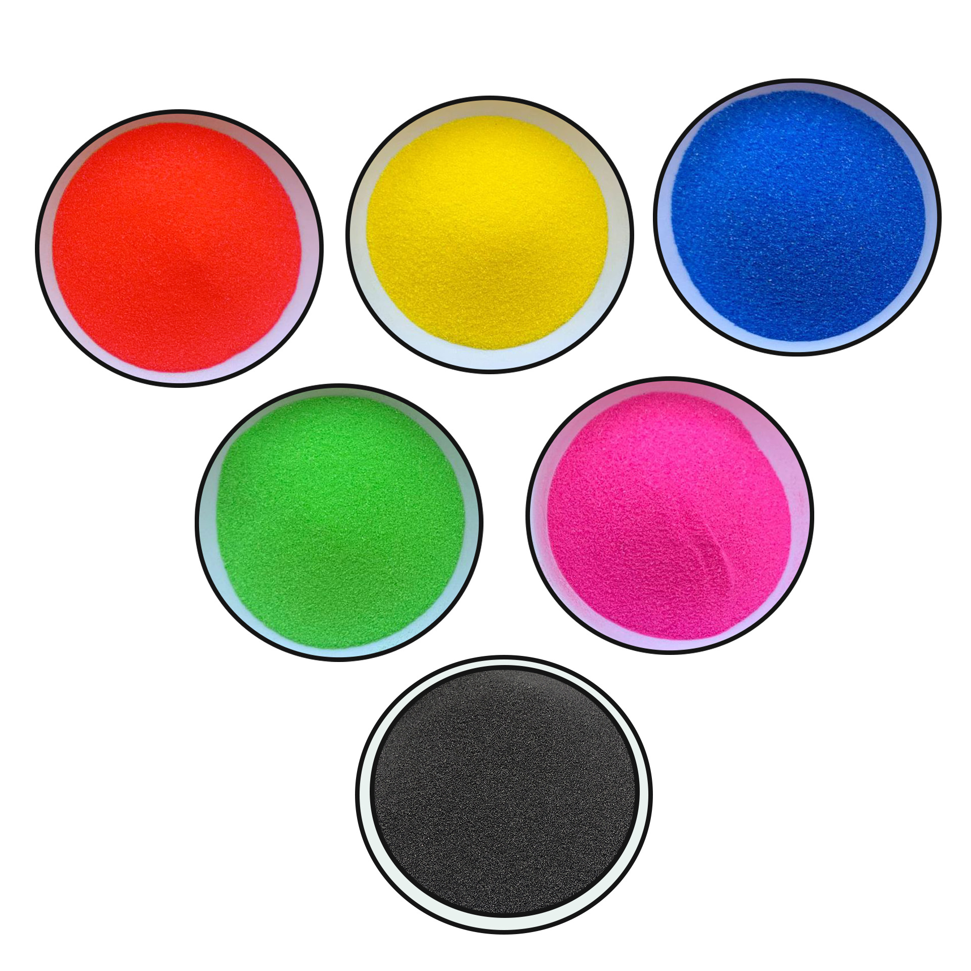 批发彩砂 彩色细沙 儿童沙画彩砂 游乐园玩耍染色彩砂 砂瓶画彩砂