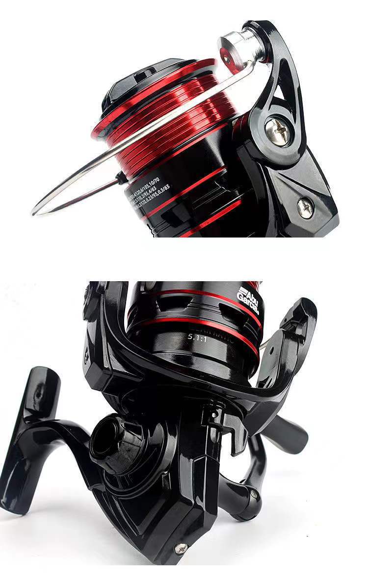 阿布纺车轮bmax二代全金属路亚轮远投鱼线轮渔轮鱼轮矶钓海竿抛竿