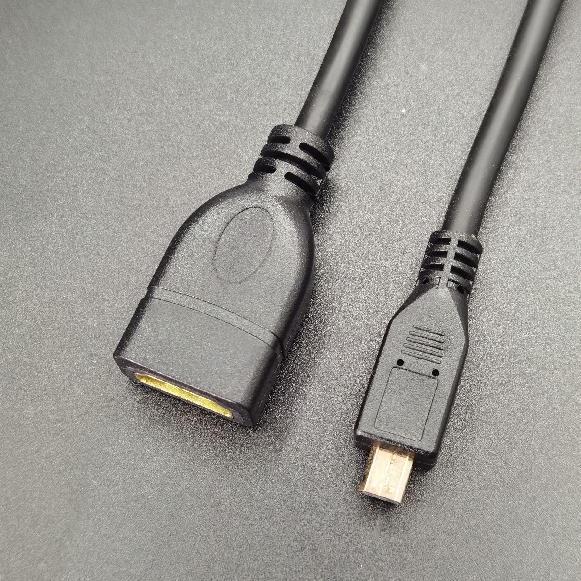 17cm micro hdmi转hdmi线 mini hdmi转hdmi线 平板高清转接线