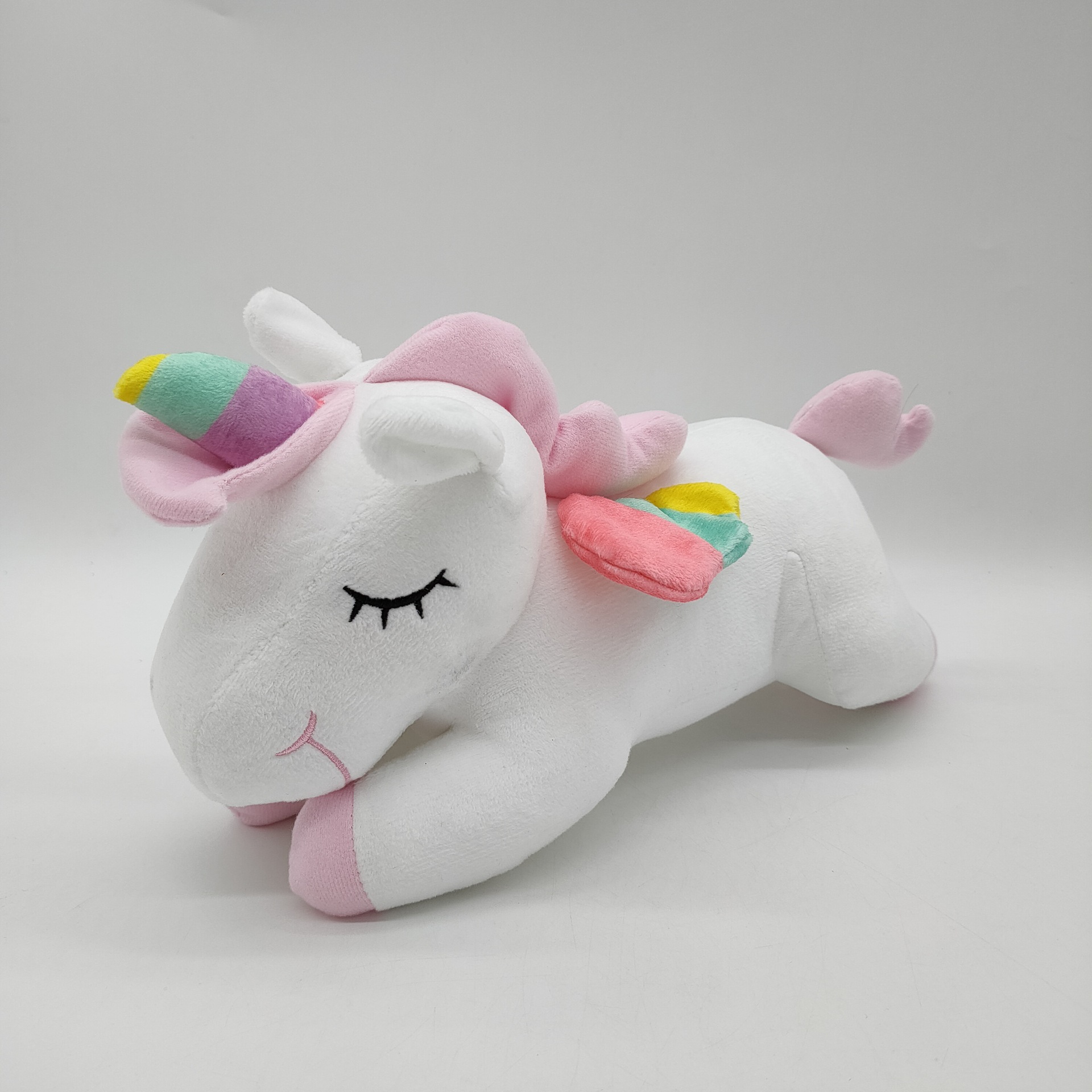 跨境新品 发光独角兽公仔 毛绒公仔玩具 玩偶