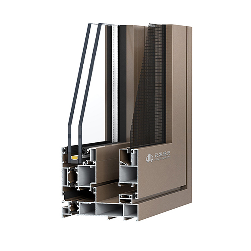 广东兴发系统门窗hsw120窗纱一体系统防蚊虫|铝合金门窗厂家