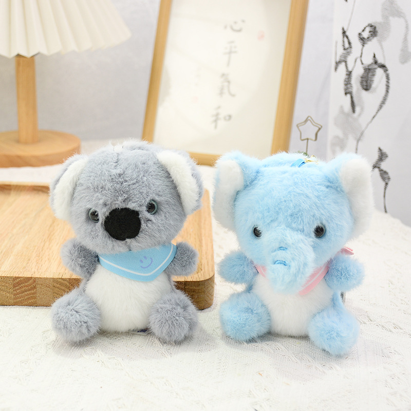 可爱萌网红考拉挂件毛绒玩具小象公仔卡通玩偶包包挂饰钥匙扣娃娃