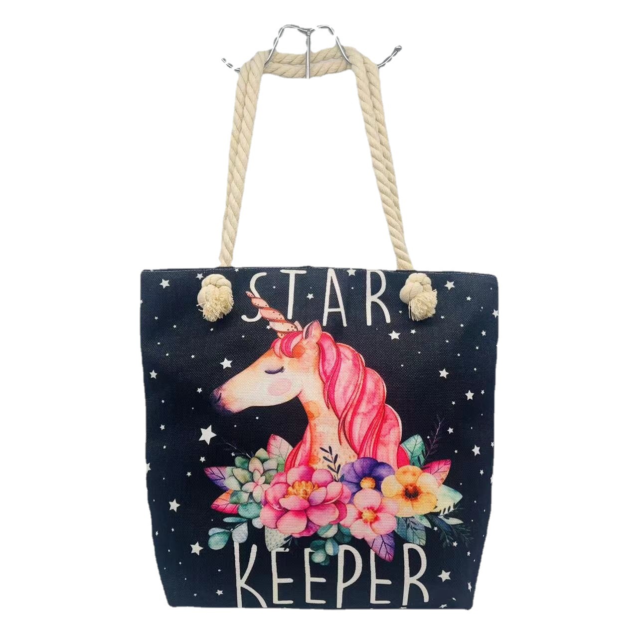 Cross-Border New Arrival Popular Foreign Trade Landscape Digital Printing Personalized Fashion Fresh Cute Large Capacity Girls' Shoulder Bag