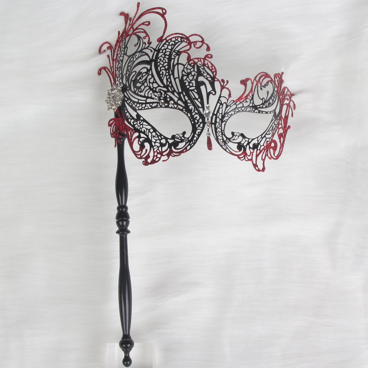威尼斯高档女款面具 单身派对cosplay装扮铁艺面罩 酒会舞会面具