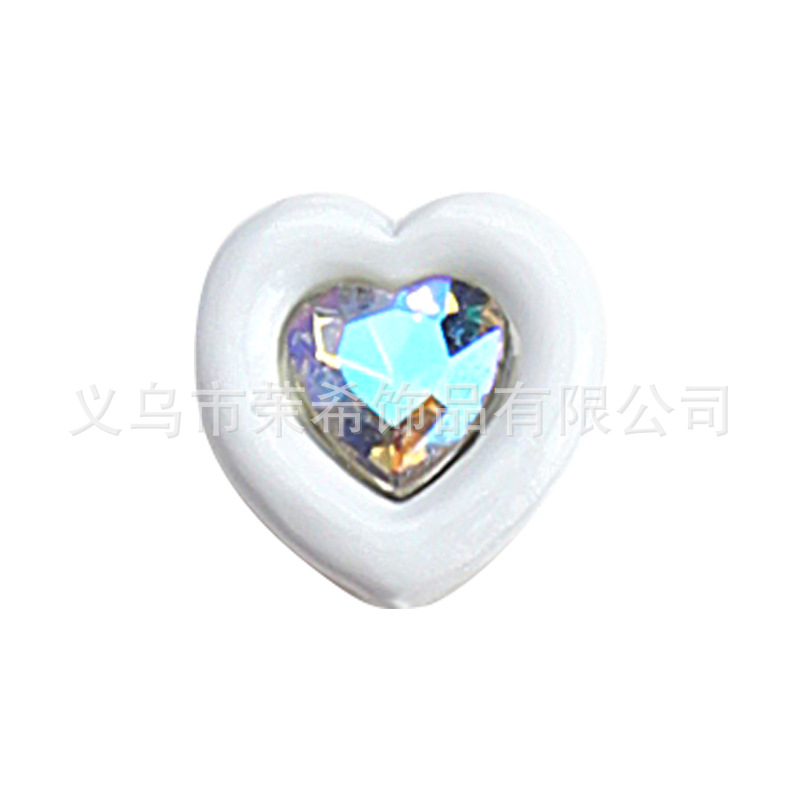 Summer Dopamine Style Hot Girl Girl Nail Ornament Three-Dimensional Expansion Inlaid Color Diamond Jewelry Zs2197