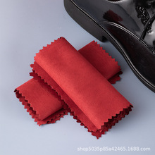 宾馆酒店一次性大红色擦鞋布家用不伤皮鞋皮革抛光清洁工具神器