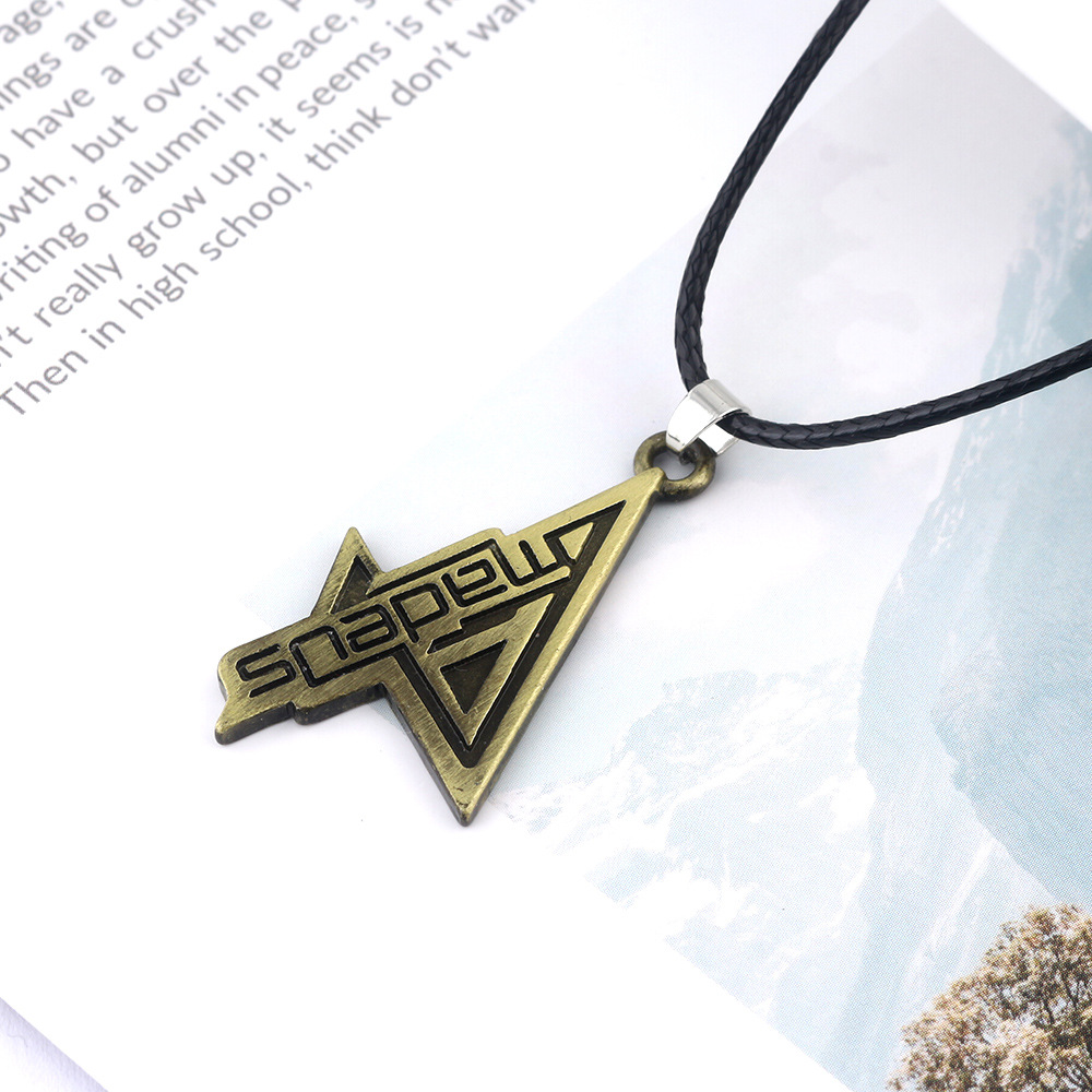 动漫新款 游戏周边 命运石之门项链 胸针命运齿轮吊坠 徽章外贸