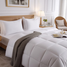 酒店被芯定制羽丝绒被防羽布冬季磨毛秋冬床上用品五星级纯棉被芯