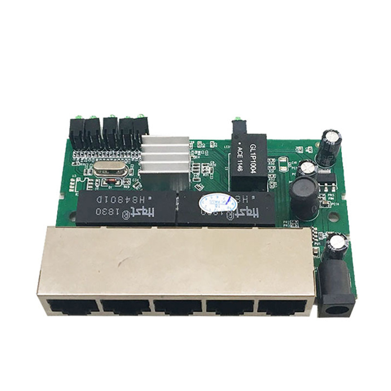 realtek瑞昱芯片5口1000mbps智能千兆交换机主板pcba网络模组oem