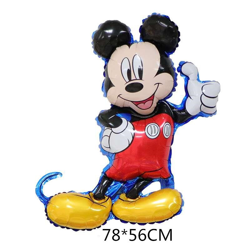 Authorized Men's and Women's Mickey Mouse Cartoon Cartoon Aluminum Film Wholesale Children's Birthday Party Party Decoration Mickey Balloon