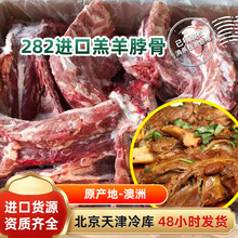 澳洲282进口羔羊脖骨带翅肉多羊蝎子店火锅店冷冻羊肉大量批发